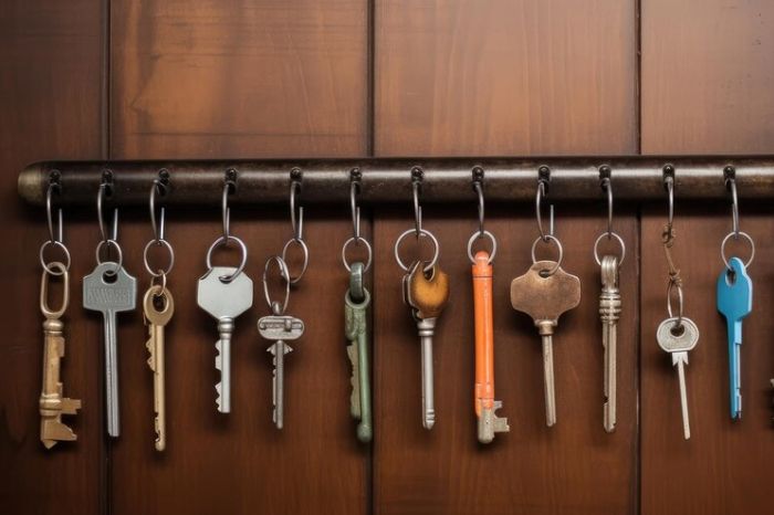 hanging key new inside