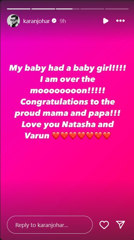 karan johar wishes varun dhawan