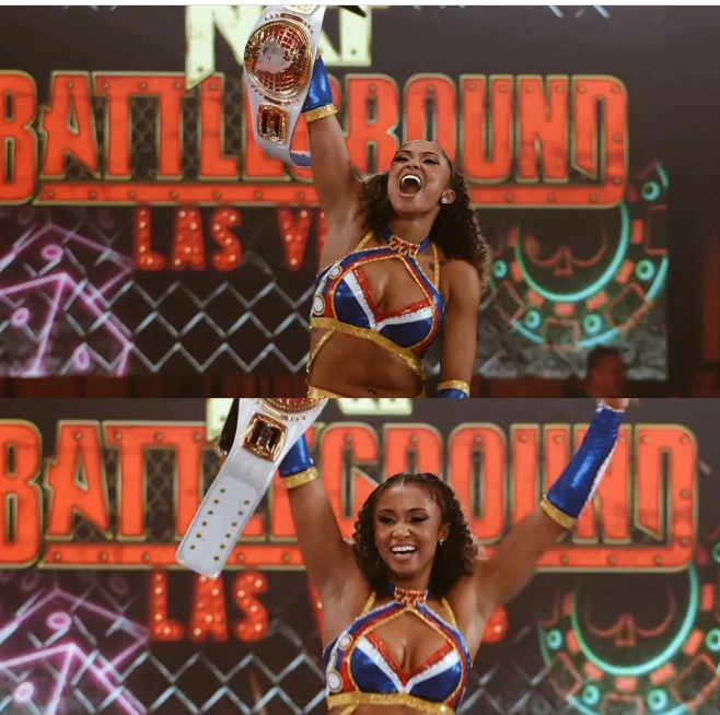 Wwe Nxt Battleground 2024 Kelani Jordan Becomes The First Nxt Women S North American Champion