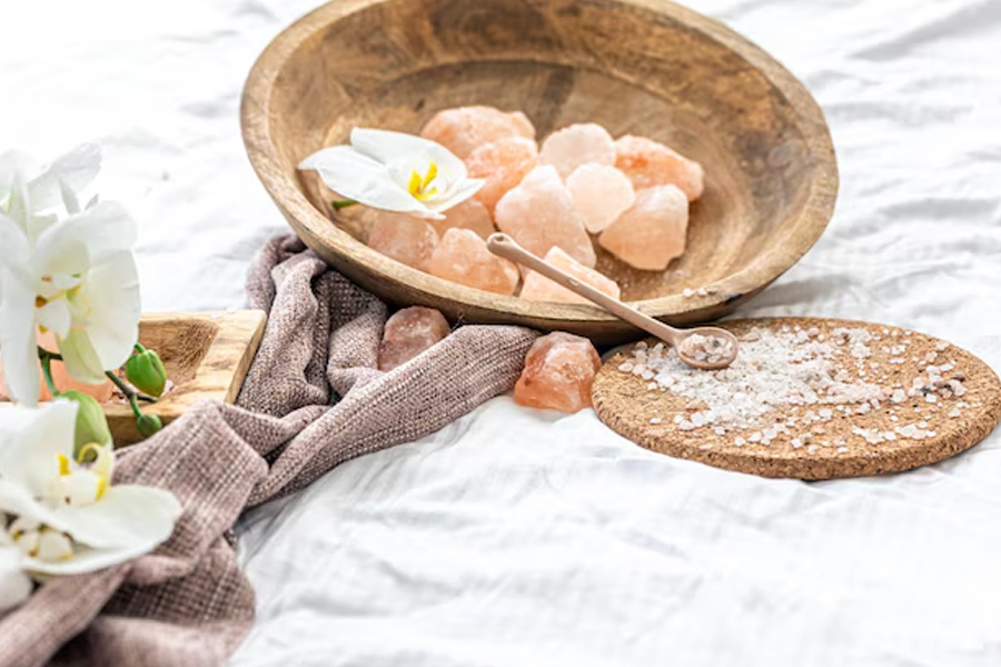 rock salt for feet infection