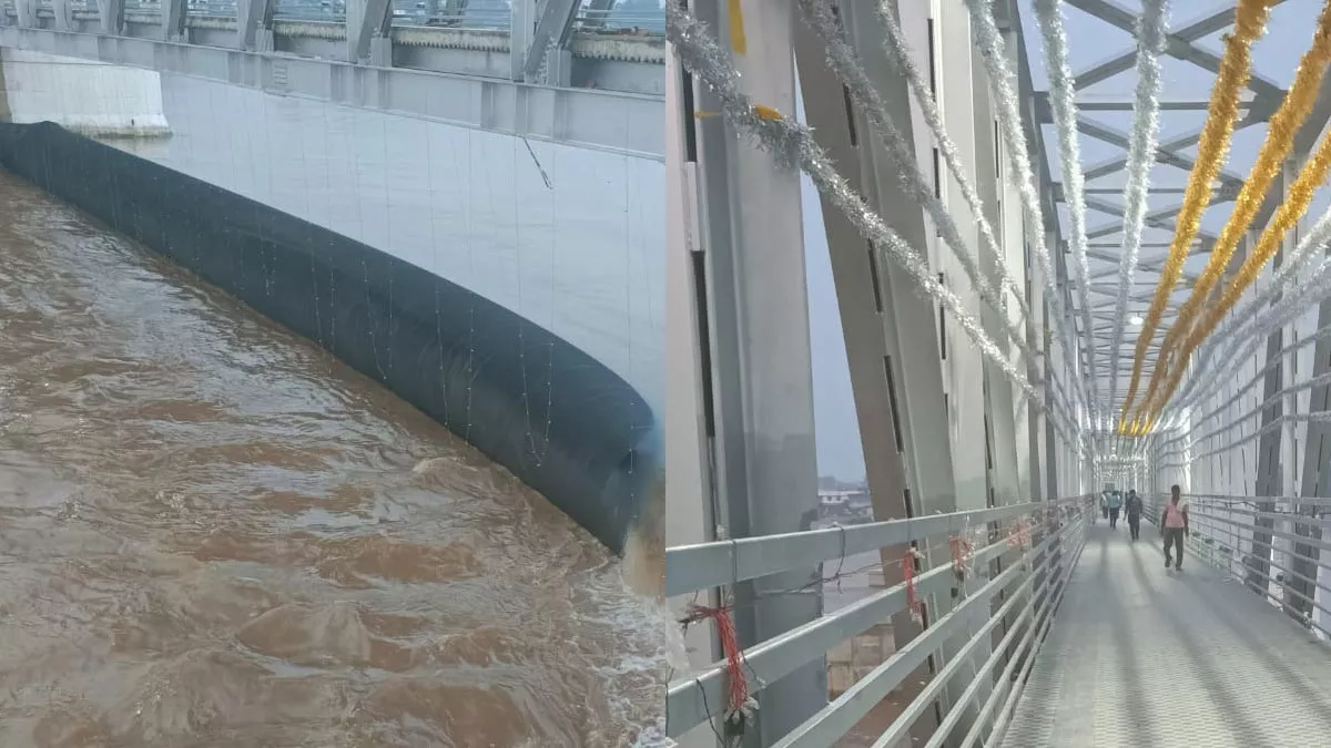 rubber dam on falgu river