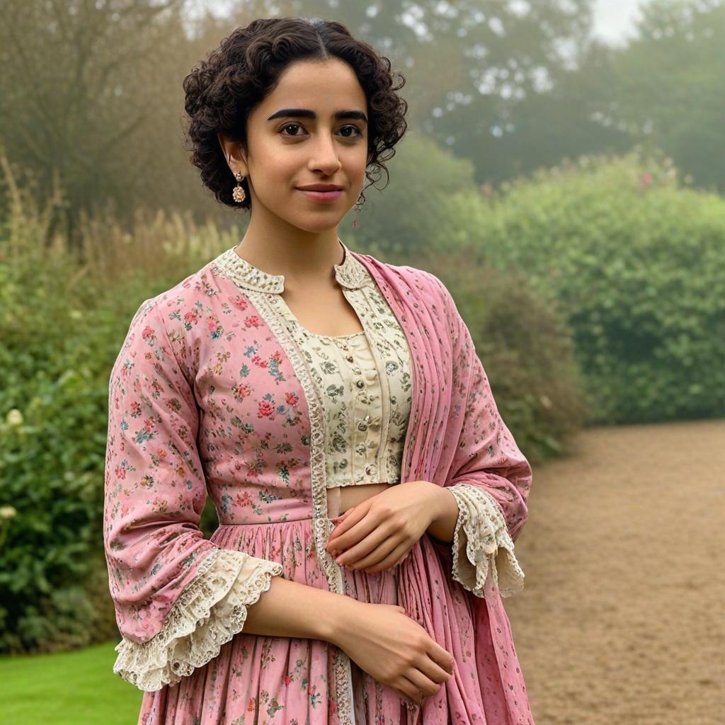 sanya malhotra as penelope bridgerton