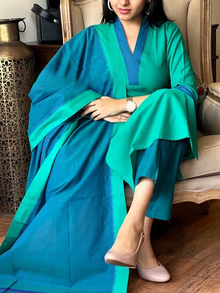 south cotton dupatta design