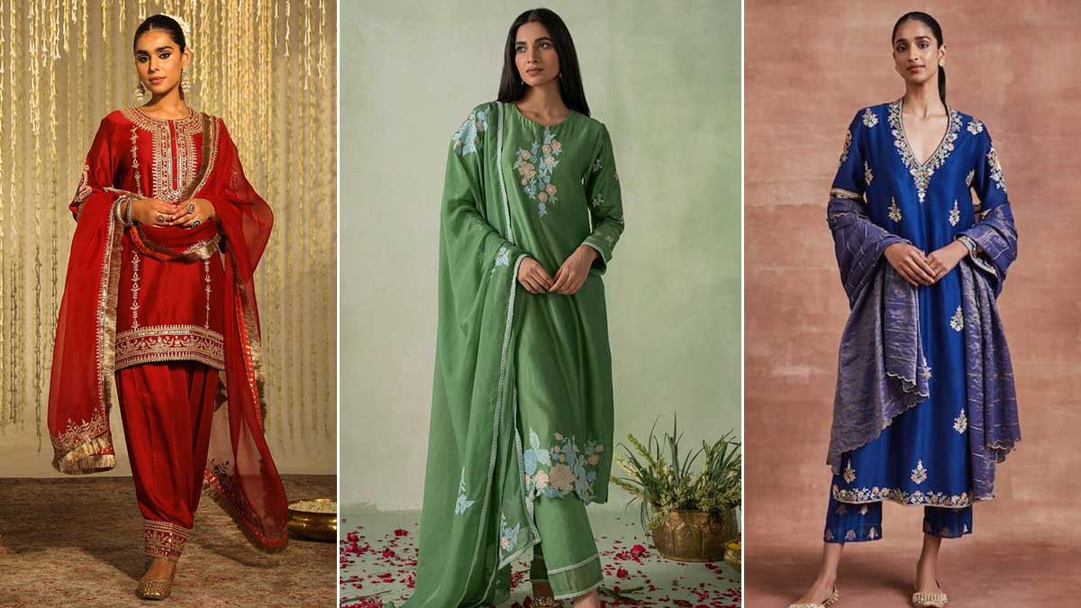 4 Beautiful Chanderi Silk Suit Designs For Eid | HerZindagi