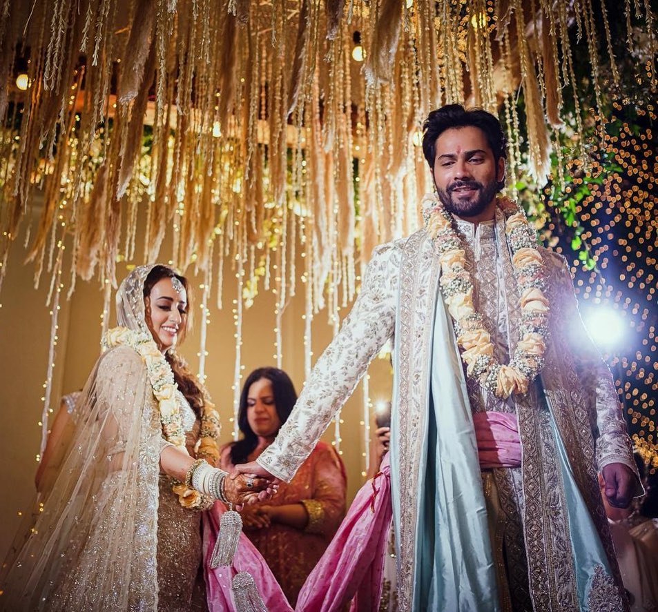 varun dhawan natasha wedding pic