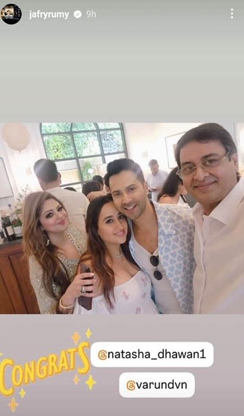 varun natasha baby shower