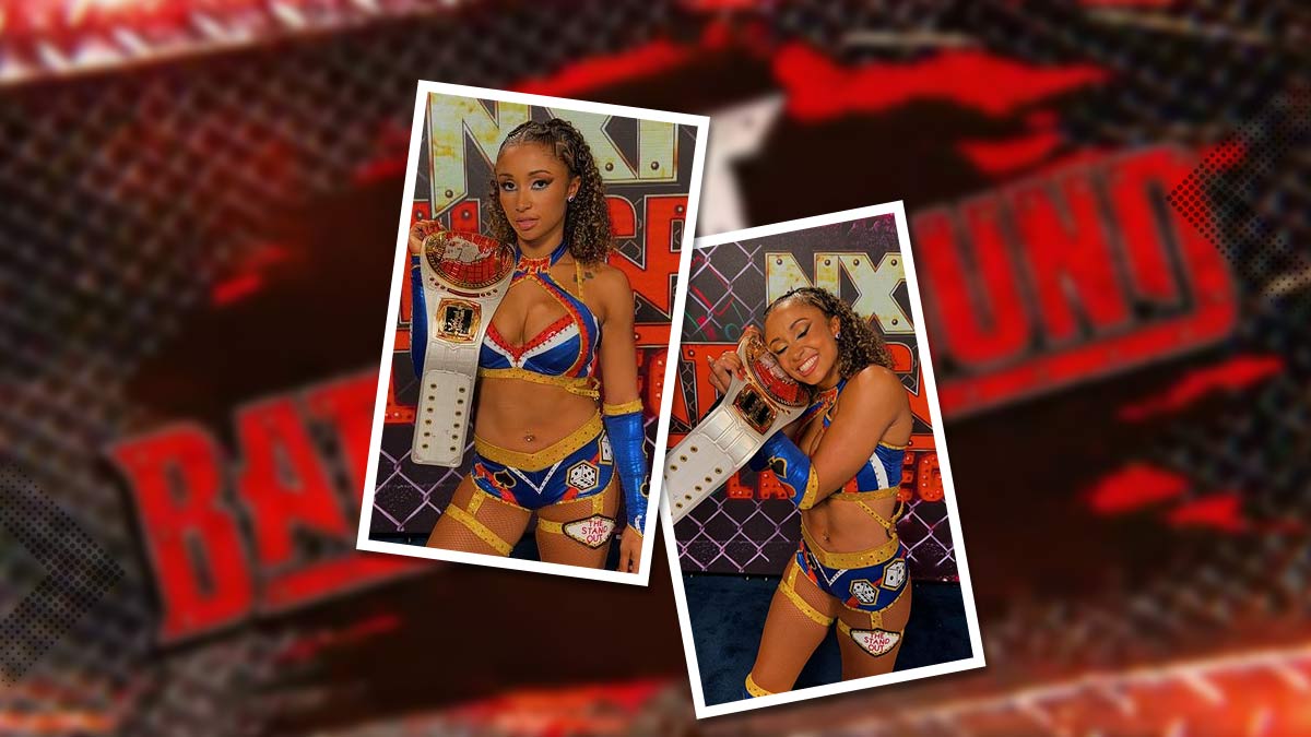 WWE NXT Battleground 2024 Kelani Jordan The First NXT Women's