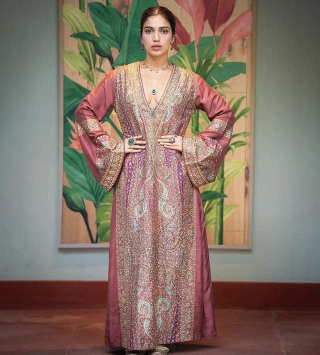 Bhumi Pednekar In Embroidered Kurti