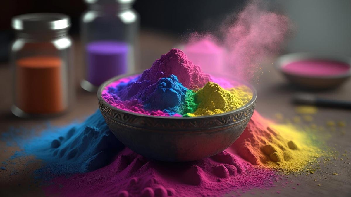 holi homemade colours