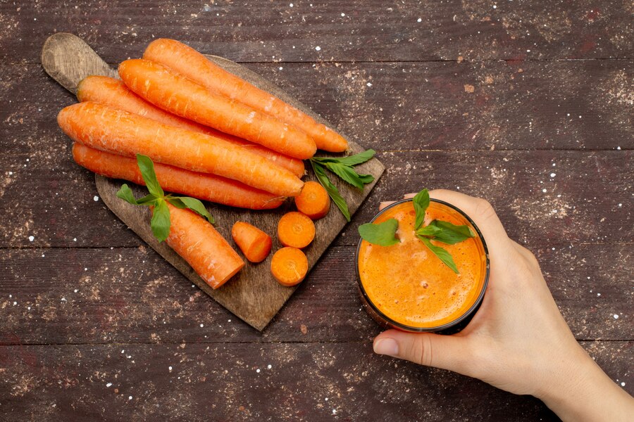 Does carrot juice increase skin glow