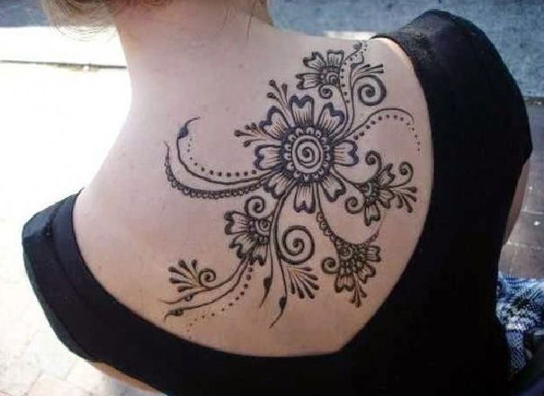 Floral Back Design