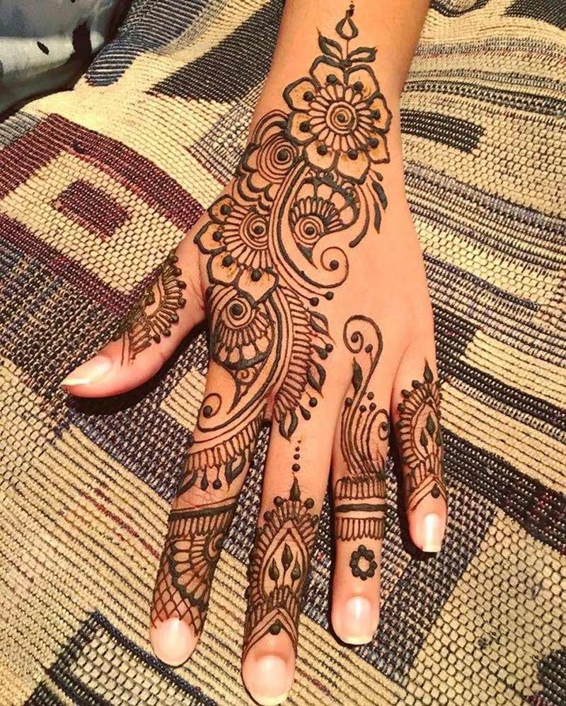 Floral Mehndi Design