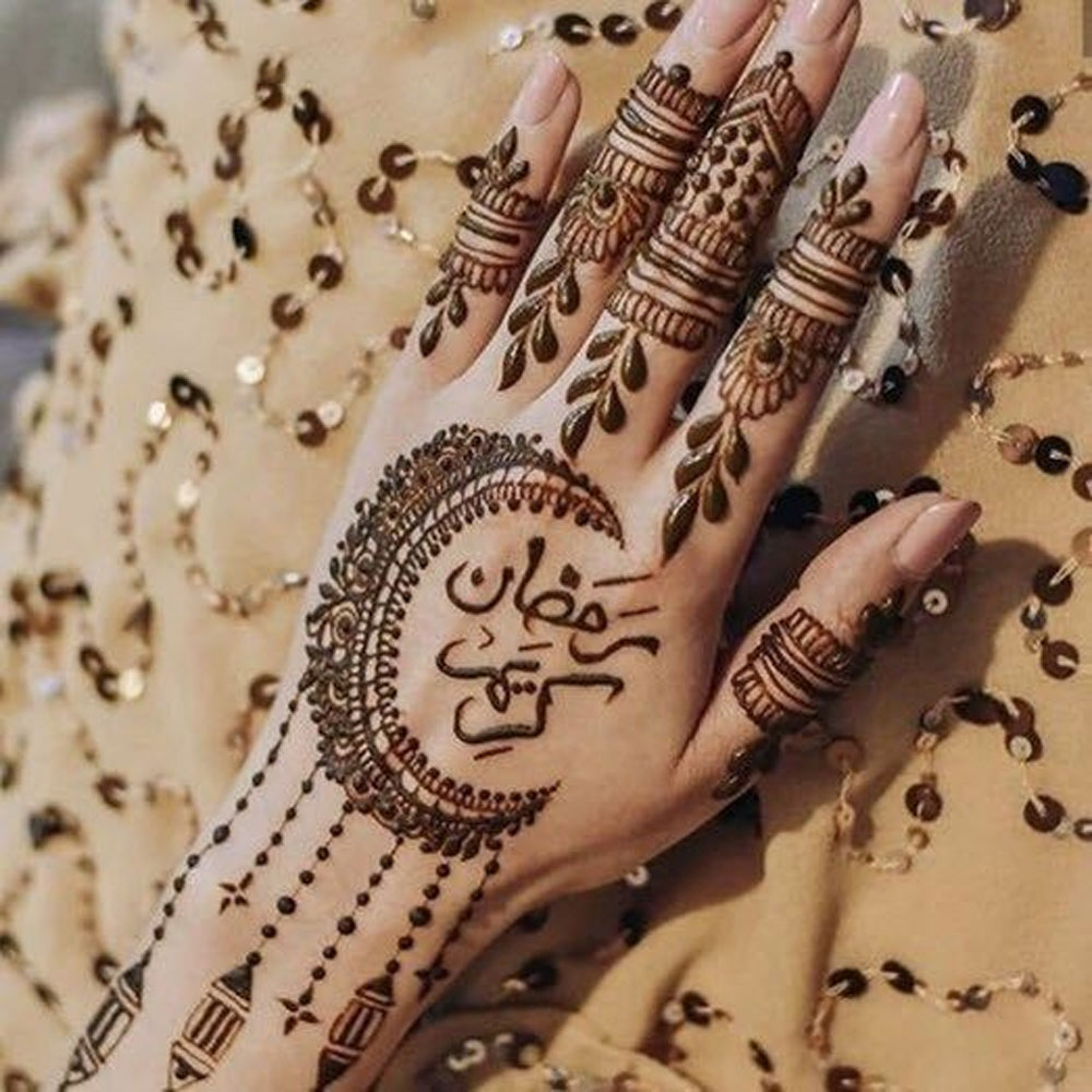 Heavy Chand Mehndi Designss