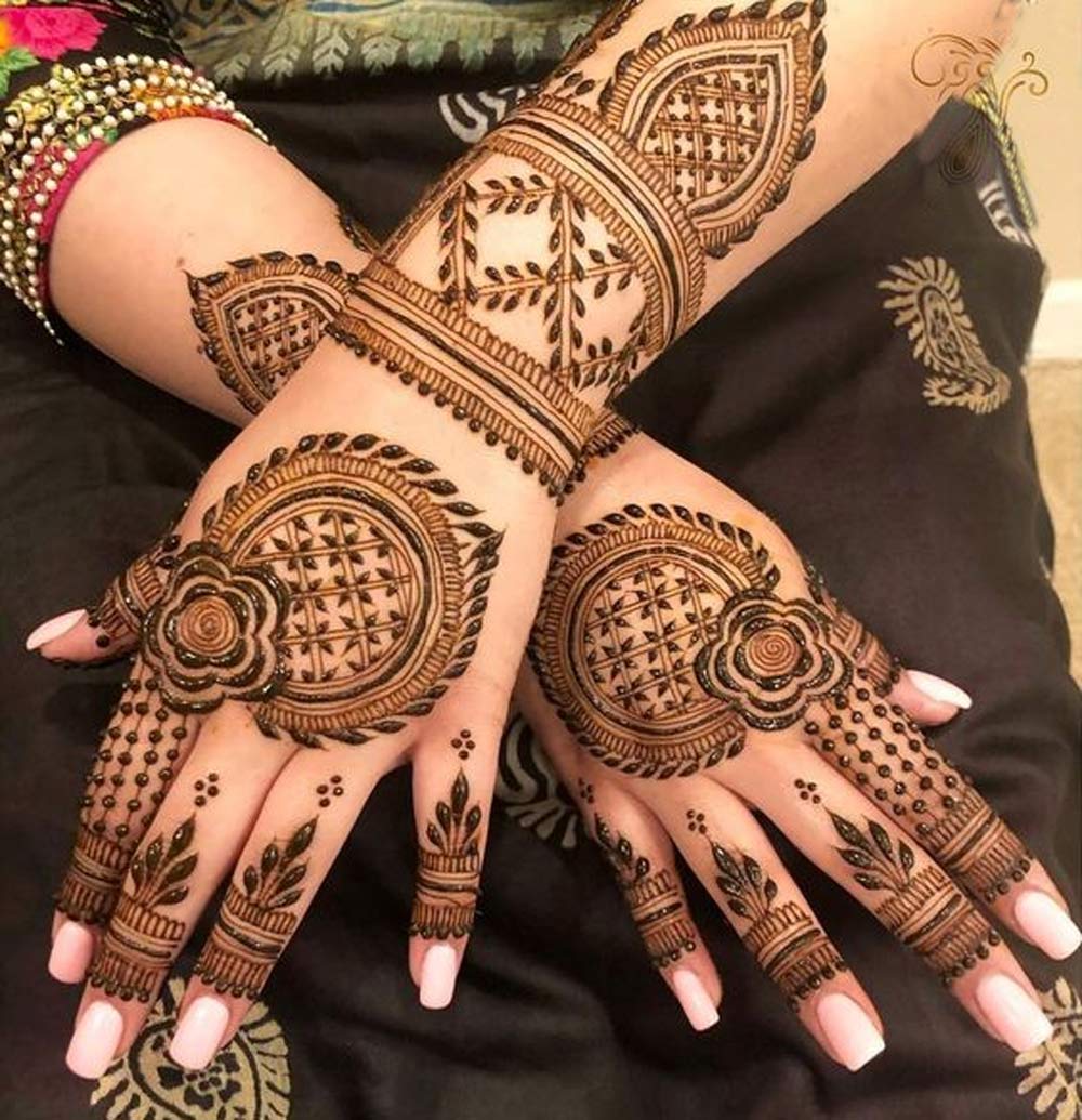 Bengali Marriage Rituals With Beautiful Decoration Of Hand With Hena For  Bride And Groom In Indian Wedding Stock Photo, Picture and Royalty Free  Image. Image 182530765.