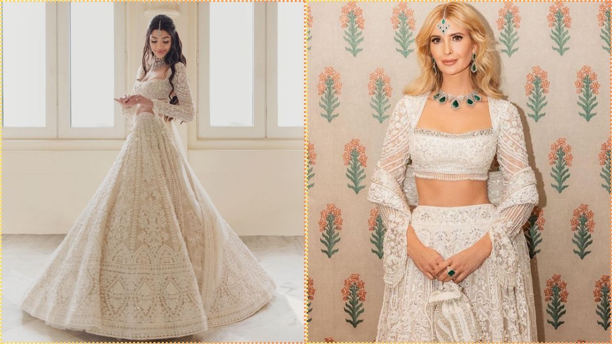 Ivanka Trump’s White Lehenga Set