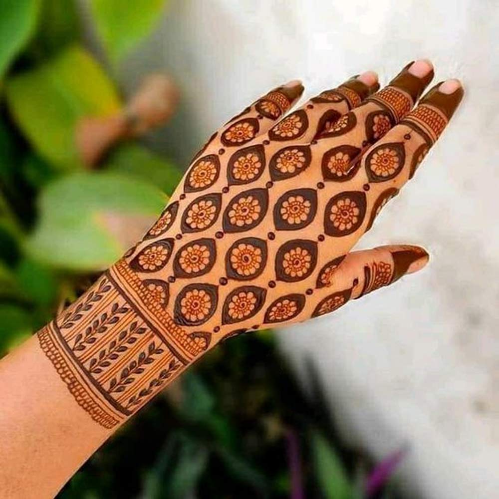 Lotus Mehndi Design