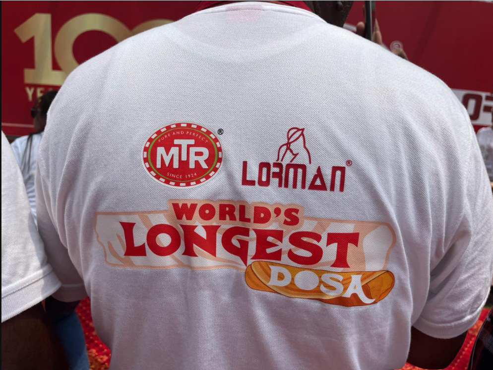 MTR Turns 100 & Makes History! RecordBreaking 123Foot Dosa Secures
