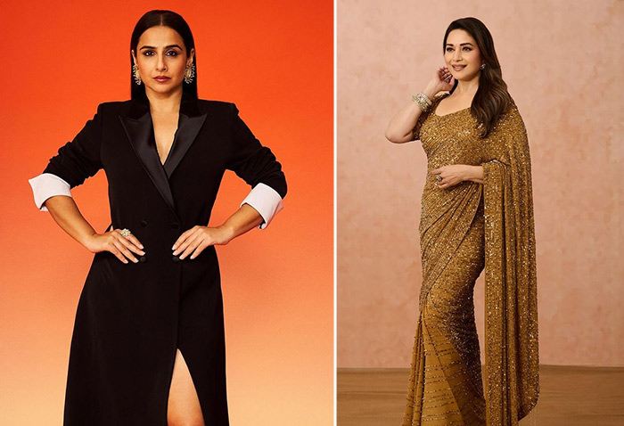 Madhri Dixit and Vidya Balan in Bhool Bhulaiyaa