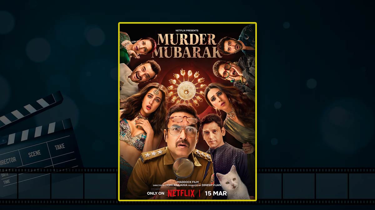 Karisma Kapoor, ❤️🙏🏼🍿🔪👀 Trending at No 1 🎉 #MurderMubarak, streaming  now, only on Netflix! #MurderMubarakOnNetflix @saraalikha