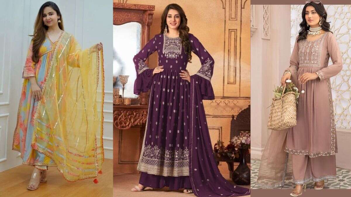 Buy Designer Purple Color Banarasi Jacquard Trouser Suit Online - SALV2734  | Appelle Fashion