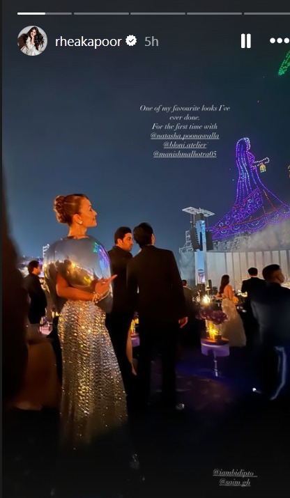 Natasha Poonawalla at anant rashika wedding fucntions