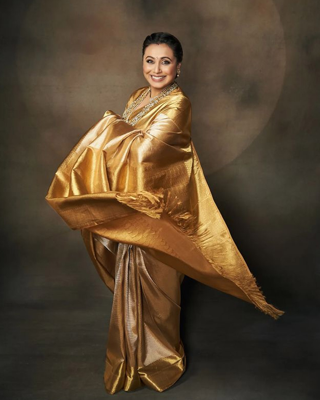 Rani Mukherji In Beaded Long Necklace