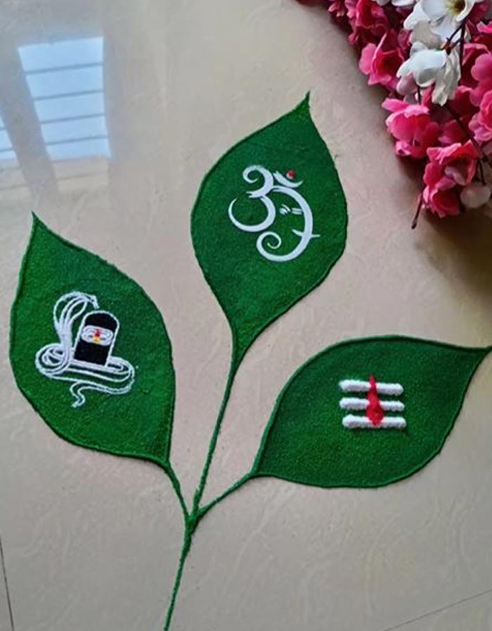 Simple Rangoli Designs