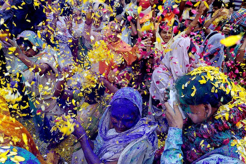 Vrindavan holi 