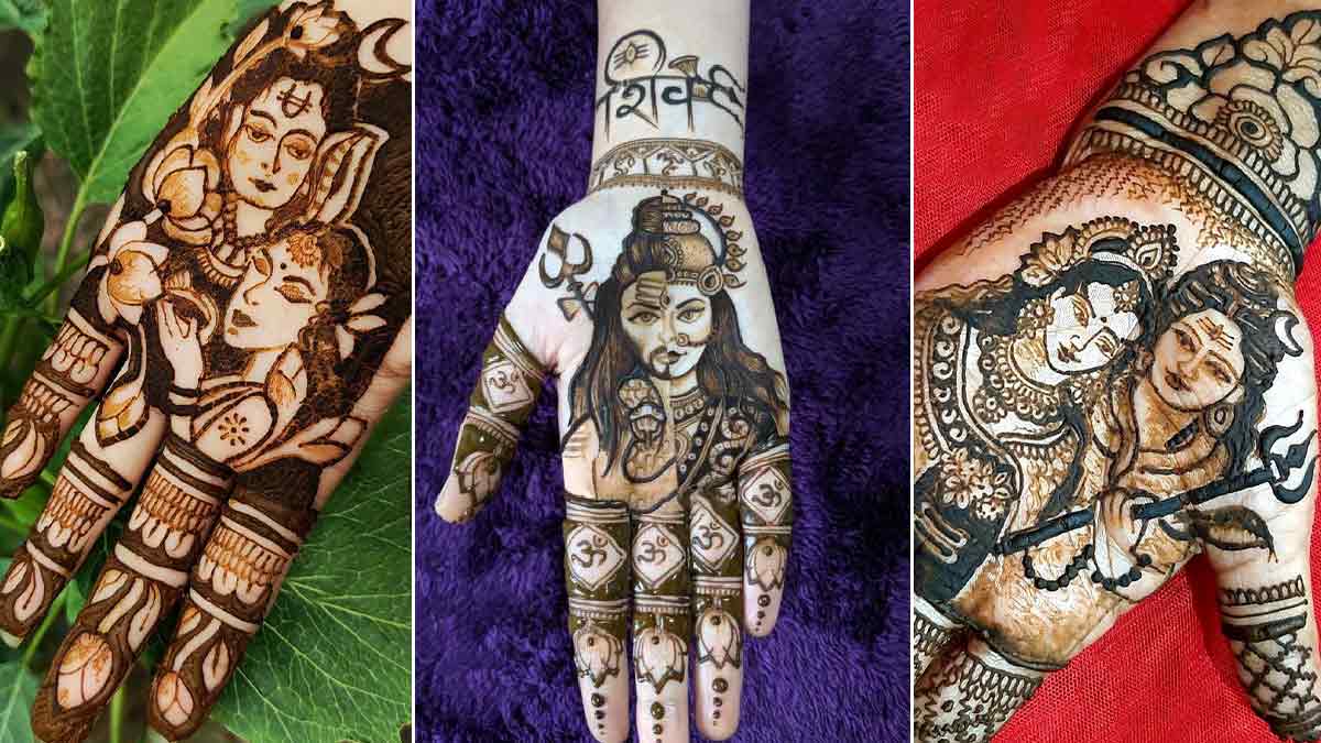 How to draw radha ji in bridal mehndi design | Radhe krishna mehndi design  | Mehndi Creations - YouTube