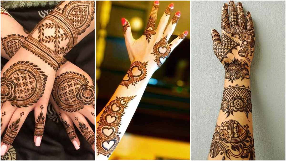 Traditional Indian Pakistani Mehndi Henna Design - YouTube