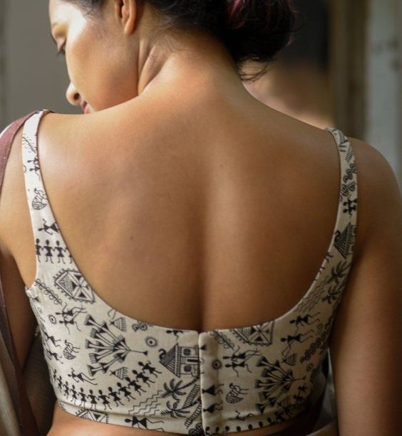 blouse back deep u