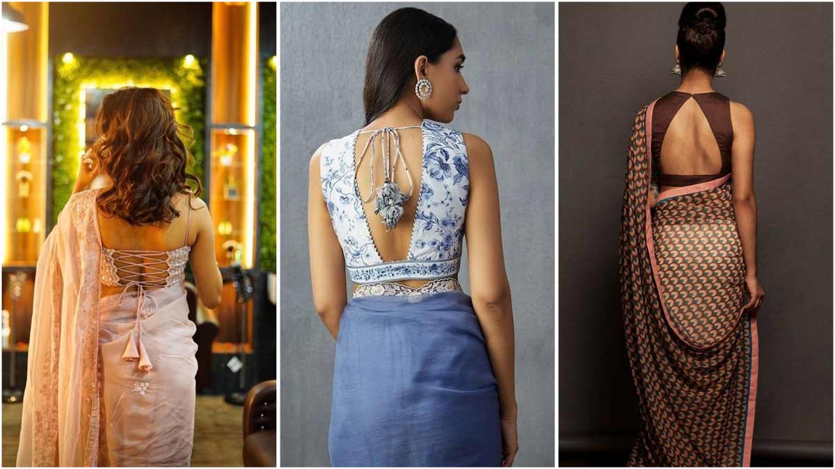 Blouse Back Designs For Sleeveless Style To Embrace Modernity