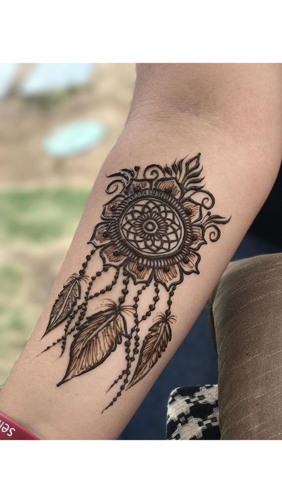 boho mehndi dreamcatcher