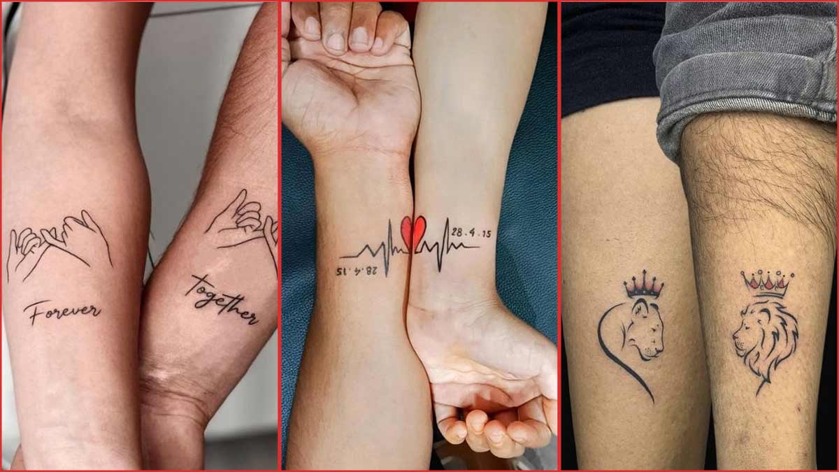Couple Tattoo Designs for Boys and Girls​