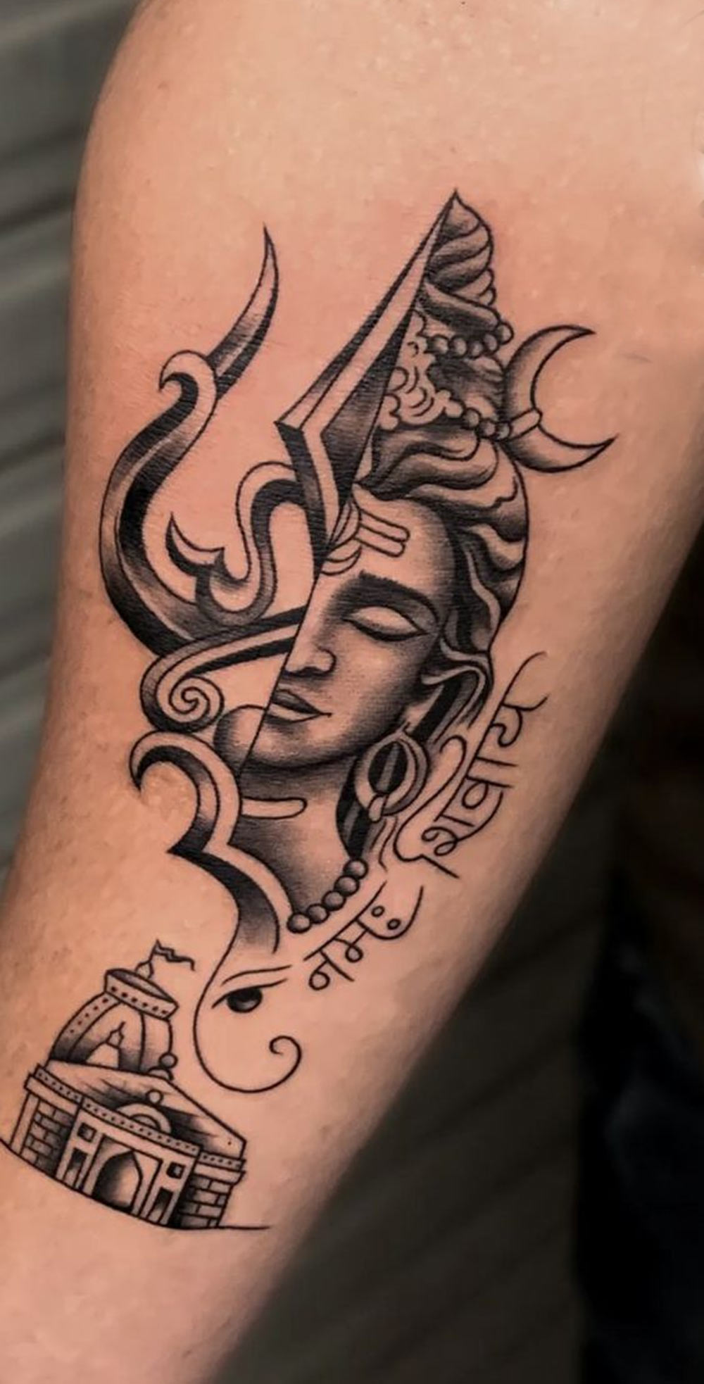 First tattoo - Lord Shiva, The Destroyer. Third time in India. This trip  has been transformative, healing and enlightening. Got a memory for life :D  : r/tattoo