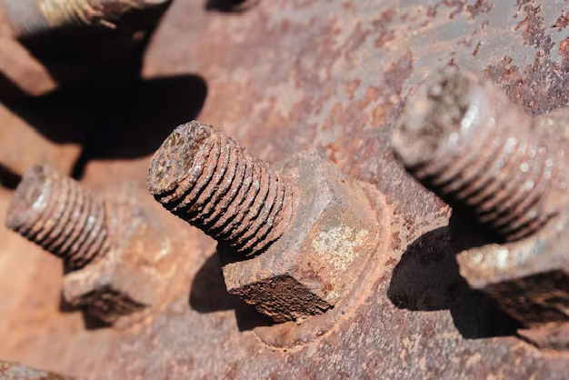 how do you unlock a rusted screw