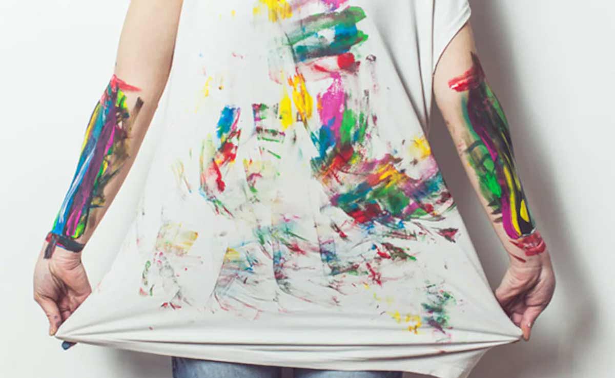 how to remove holi colour stain with vinegar