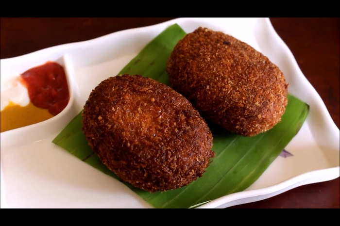 inside mutton cutlet