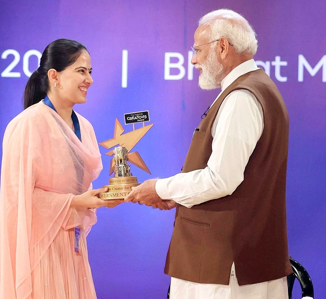 jaya kishori national creator award