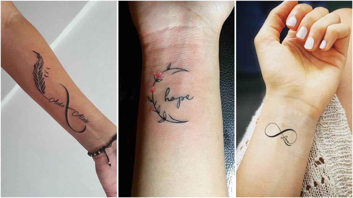 Buy Custom Temporary Tattoo Infinity Names Online In India - Etsy India