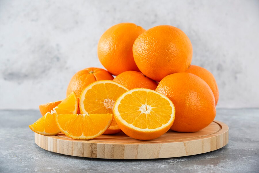 oranges in cold