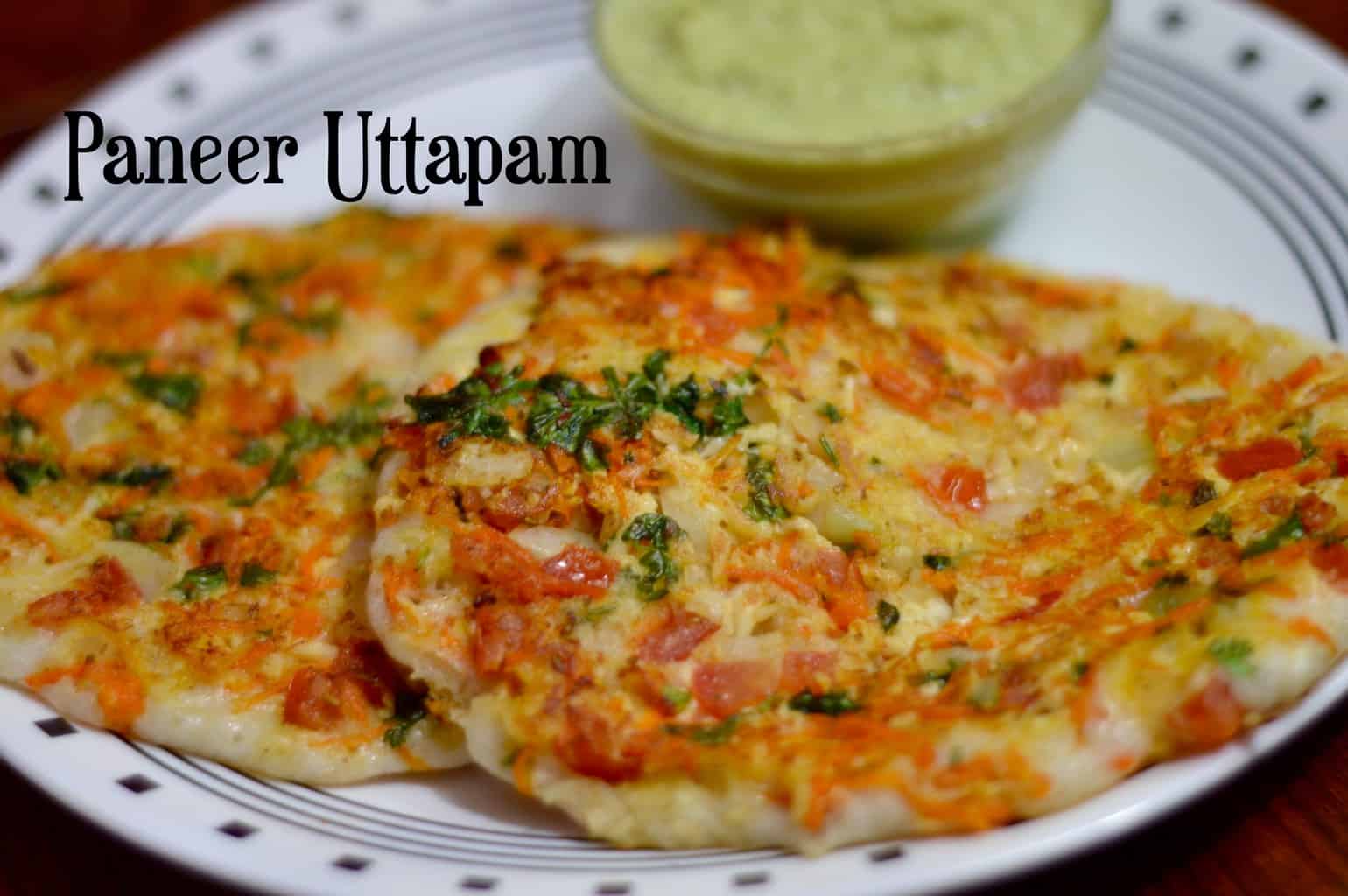paneer uttapam