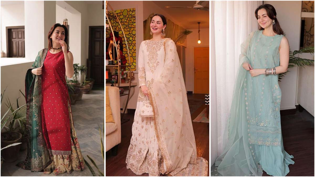 Elevate Your Ramadan Style With Hania Aamir Inspired Sharara Suits |  HerZindagi