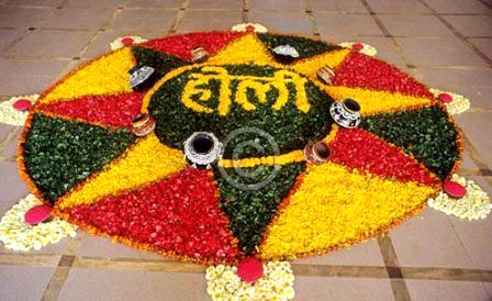 rangoli designs using flowers