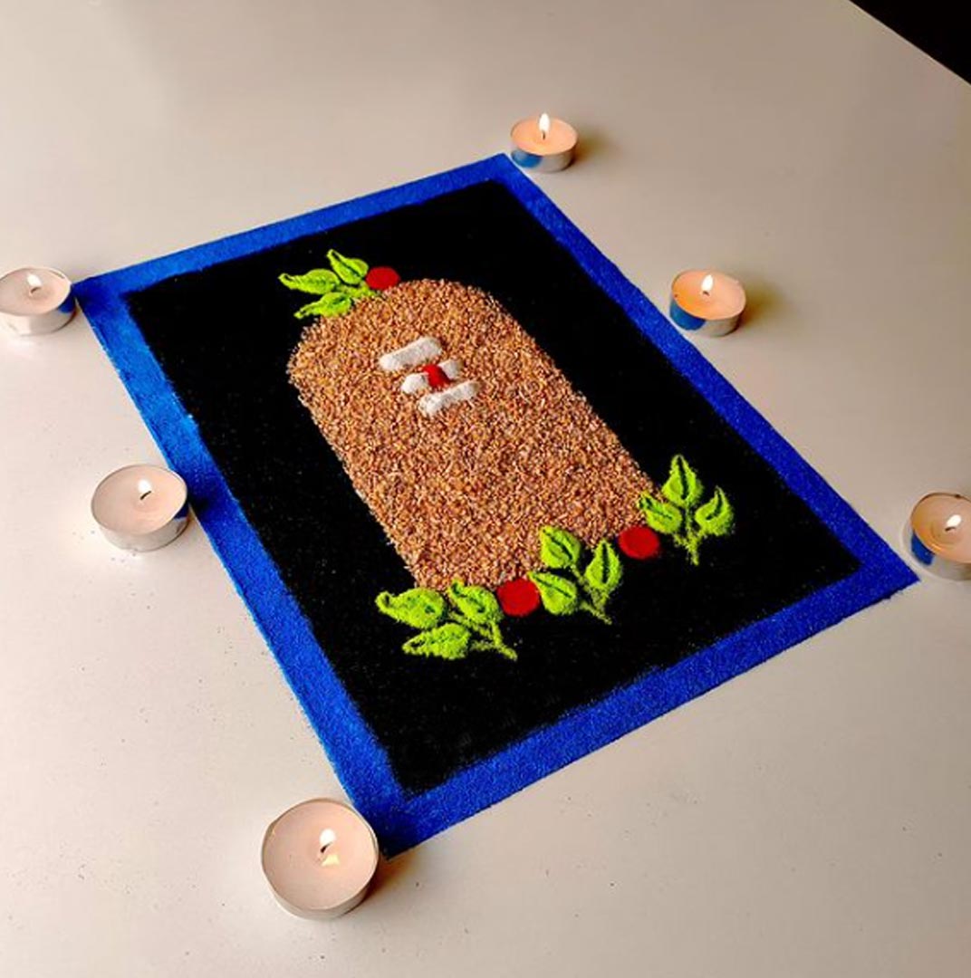 shivling rangoli