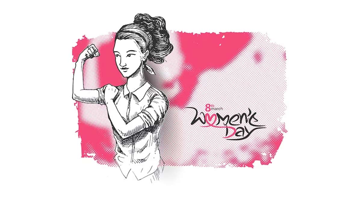 International Women's Day Drawing Vector in Illustrator, PSD, EPS, SVG,  PNG, JPG - Download | Template.net