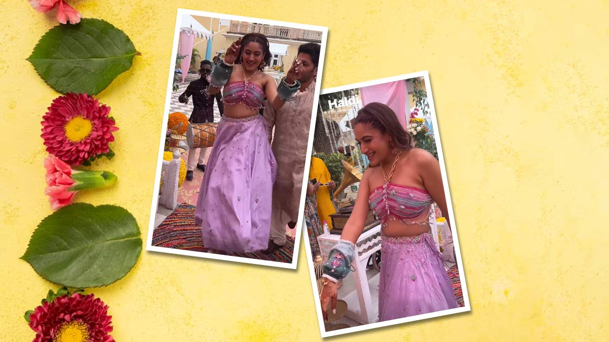 surbhi haldi ceremony