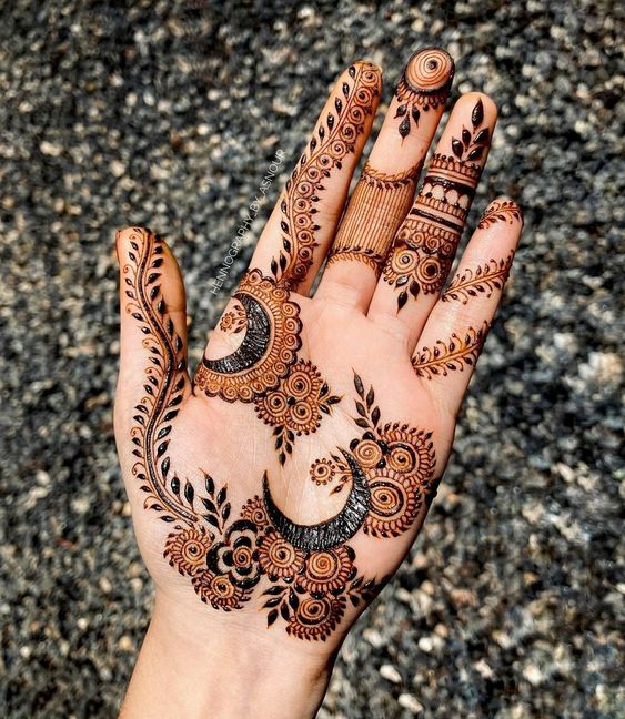 turkish mehndi front hand