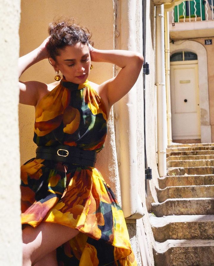 Aditi Rao Hydari looks like a midsummer morning at the Cannes Film Festival