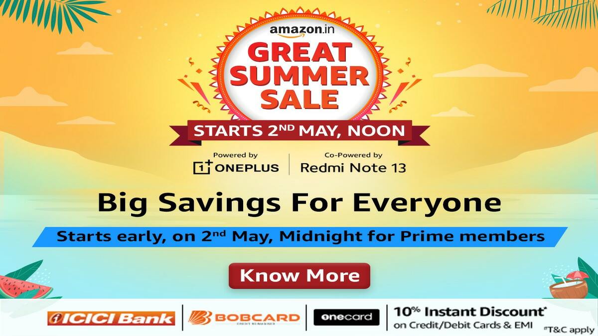 Amazon Great Summer Sale 2024 Starts May 2 Explore Deals On Best